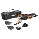 WORX WX681 450Watt Profesyonel Çok Amaçlı Devir Ayarlı Kesme Raspalama ve Zımpara + 39 Adet Aksesuar