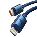 Baseus Super Şarj 1.2Mt 20W İphone Şarj Kablosu İphone 11 12 13 14 Pro Max Şarj Kablosu 480Mbps