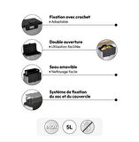 5five Simply Smart Dolap İçi Compact 5LT. Çöp Kovası Çelik