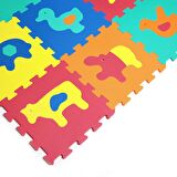 baby toys Eva 10 Parça Bebek Puzzle Oyun Matı Yer Karosu
