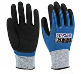 Kesilmez Eldiven E-135625 Nitril Köpük Starline 4x43c 10 Numara