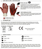 Kesilmez Eldiven E-135625 Nitril Köpük Starline 4x43c 10 Numara