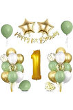 KÜFYEŞİLLİ YAŞ BALON SET YEŞİL 1 SAYI