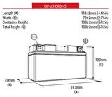BS BATTERY BTZ8V (SLA) MOTOSİKLET AKÜ