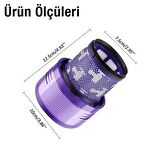 Coofbe Yüksek Verimli Yıkanabilir Dyson V11/V15 Uyumlu Filtre Arka Hepa Filtre 1 Adet
