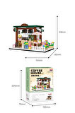 Balody Mini Dükkan Serisi – Kafe (BL21198) – Mini Blok Yapı Oyuncakları Seti