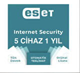 Eset İnternet Security 5 Cihaz 1 Yıl ( Dijital Lisans )