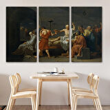 Baldıran Zehri İçen Sokrates Kanvas Tablo-3567