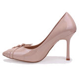 Dagoster DZA07-388496 Ten Rugan Abiye Topuklu Kadın Ayakkabı