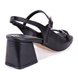 Dagoster DZA07-928210 Siyah Klasik Topuklu Kadın Ayakkabı