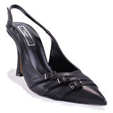 Dagoster DZA07-7311241 Siyah Klasik Topuklu Kadın Ayakkabı