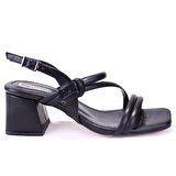 Dagoster DZA07-928230 Siyah Klasik Topuklu Kadın Ayakkabı