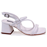 Dagoster DZA07-928230 Beyaz Klasik Topuklu Kadın Ayakkabı