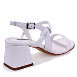 Dagoster DZA07-928230 Beyaz Klasik Topuklu Kadın Ayakkabı