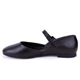 Dagoster DZA07-8692100 Siyah Günlük  Kadın Babet Ayakkabı