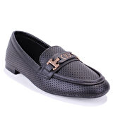 Dagoster DZA07-1181122  Siyah Günlük Babet Kadın Ayakkabı