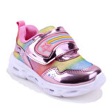 Vicco Kita 346B23Y181 Pembe Işıklı Ortopedik Günlük Kız Çocuk Spor Ayakkabı