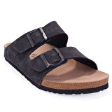 Fly Soft S903 Siyah Günlük Ortopedik Erkek Spor Terlik