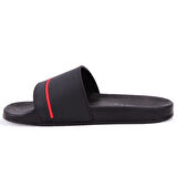Fly Soft S263050 Siyah Kırmızı Günlük Ortopedik Erkek Spor Terlik