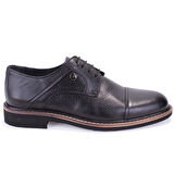 Dagoster DMA08-983 Siyah Ortopedik Klasik Erkek Deri Ayakkabı