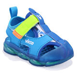 Vicco Live 332B525Y217 Lacivert Ortopedik Günlük Işıklı Erkek Çocuk Spor Sandalet