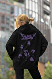 Tasarım Black Sabbath Baskılı Unisex Oversize Rock Metal Hoodie