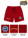 Lifeguard Profesyonel Cankurtaran Şortu Tssf Logolu Sort