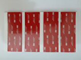 Geseus Plaka Yapıştırma Bandı 3M Güvencesi ile 24Adet 95x30mm 2 Paket