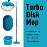 Motek Yeni Nesil Pratik Turbo Disk Mop Temizlik Seti