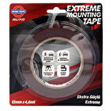 Geseus Boss Extreme Çok Güçlü Oto Aksesuvar Montaj Bandı 12mmx4.6Mt