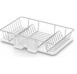 Geseus Home Tek Katlı Tabaklık Bulaşıklık Krom KB003K