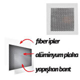 Duvar Yaması Tesisat ve Soba Borusu Delikleri İçin Kalıcı Onarım 15cmx15cm-2Adet