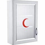 Ecza Dolabı İçi Dolu Lüx İlk Yardım İçerikli PVC 50x35x16 CM-159+PHL