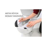Klozet Kapak Örütüsü 5 Paket 1250 Adet+Palex Çelik Klozet Örtü Dispenseri-3802-2