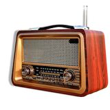 Nostaljik Ahşap Şarzlı 3 Bant Radyo,Tf,Usb Girişli,Fm Radyo,Bluetooth Bağlantılı- R-2066BT-KOYU KAHVE