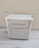 Geseus Motek  Mybox 1x30 Litre Kulplu Çok Amaçlı Organizer Saklama Kutusu-MT-35