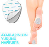 Boss Ayak Taban Ağrı Hafifletici Yastık Ped Yumuşak Yapılı Hipoalerjenik Bantlı 10 Ad