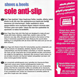 Ayakkabı Taban Kaydırmaz Bant Kaymayı Önler Suya Dayanıklıdır Şeffaf 4 Ad