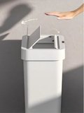 Temassız Otomatik Sensörlü Hijyenik Çöp Kovası Yerli üretim 50 Litre-Beyaz