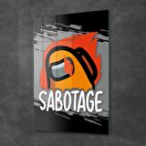 Decovetro Cam Tablo Gamer Sabotage Among Us