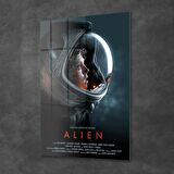 Decovetro Cam Tablo Alien Film Afişi