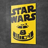 Decovetro Cam Tablo Star Wars R2D2 Poster