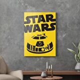 Decovetro Cam Tablo Star Wars R2D2 Poster