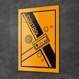 Decovetro Cam Tablo Game Pad Retro Poster