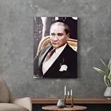 Decovetro Cam Tablo Kahraman Atatürk