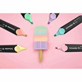 Schneider Pastel Fosforlu Kalem 6'lı Set