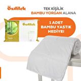 Özdilek Tek Kişilik Bambu Yorgan 1 Adet Bambu Yastık Hediyeli