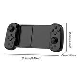 Ozmik D6 kablosuz Gamepad uzatılabilir Joystick Pad için XBOX/PS4 Android/iOS Smartphone