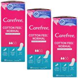 Carefree Cotton Feel 3x20'li Günlük Ped