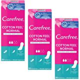 Carefree Cotton Feel 3x20'li Günlük Ped